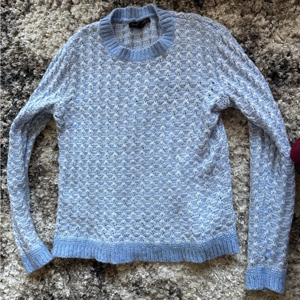 Banana republic blue and white sweater